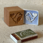 Preview: No.d7 wooden tile stamp Preview: No.d7 wooden tile stamp
