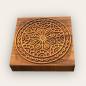 Preview: No.d7 Fliesenstempel aus Hartholz