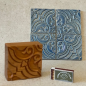 Preview: Fliesenstempel aus Hartholz