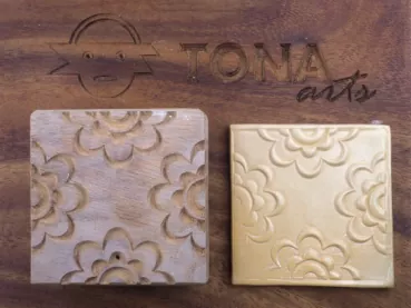 No.133n Fliesenstempel aus Hartholz