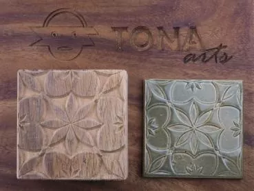 No.134 Fliesenstempel aus Hartholz