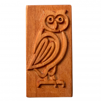 Rechteck-Stempel--Eule