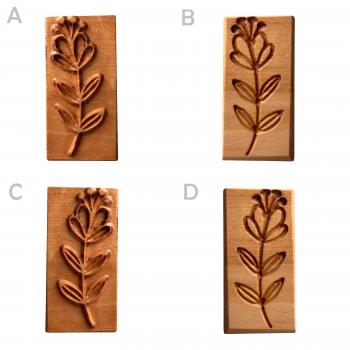 Preview: veg12 Fliesenstempel aus Hartholz