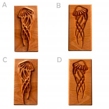 Preview: veg12 Fliesenstempel aus Hartholz