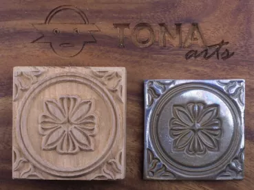 No.57 Fliesenstempel aus Hartholz