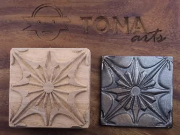 No.65 Fliesenstempel aus Hartholz