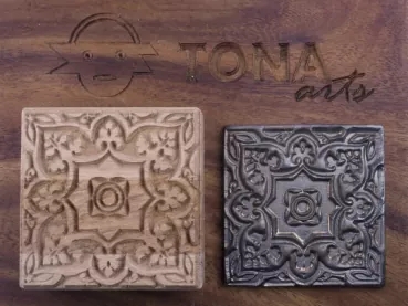 No.80 Fliesenstempel aus Hartholz