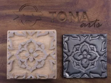 No.76 Fliesenstempel aus Hartholz