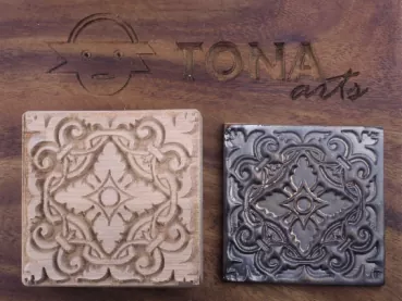 No.81 Fliesenstempel aus Hartholz