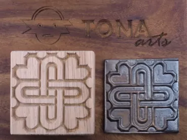 No.83n Fliesenstempel aus Hartholz