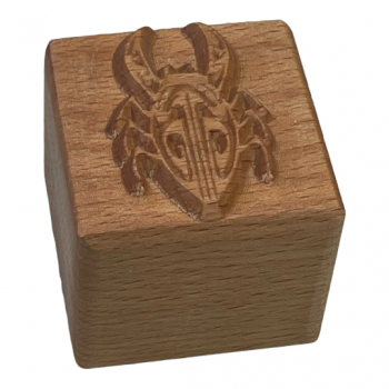 No.d7 Fliesenstempel aus Hartholz