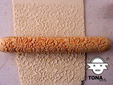 Preview: HandRoller-Spiral-Blumen hr2-10