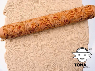 Preview: HandRoller - Wirbel - Wellenmuster