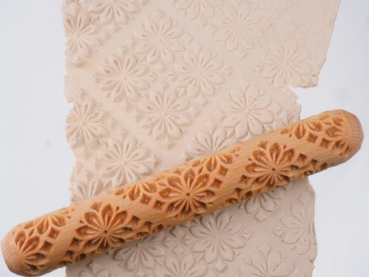 Preview: HandRoller - Floral - geometrisches Muster