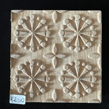 No.14 Fliesenstempel aus Hartholz