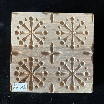 No.14 Fliesenstempel aus Hartholz