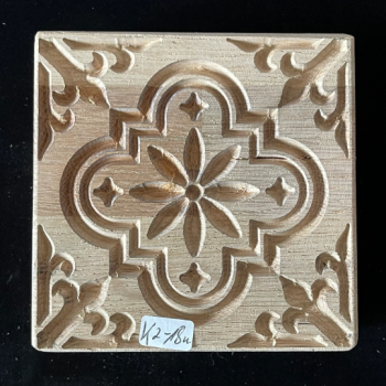 Fliesenstempel aus Hartholz