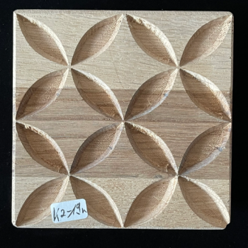 Fliesenstempel aus Hartholz