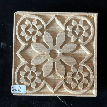 Fliesenstempel aus Hartholz