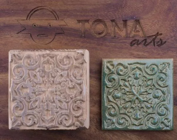 No.130 Fliesenstempel aus Hartholz No.130 Fliesenstempel aus Hartholz