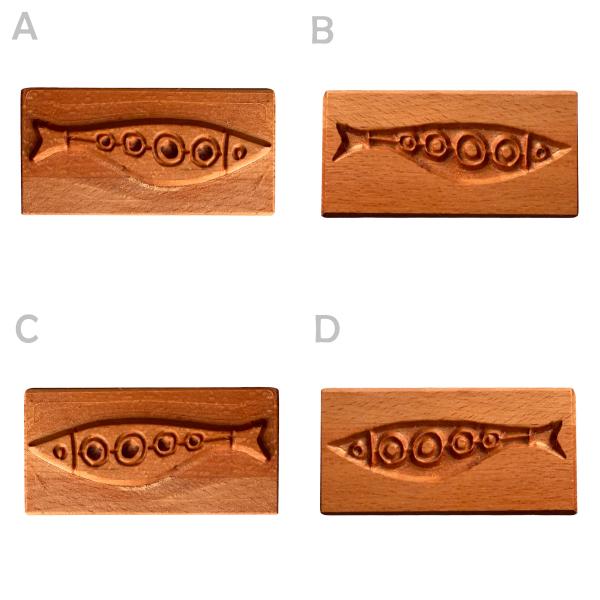 veg12 Fliesenstempel aus Hartholz