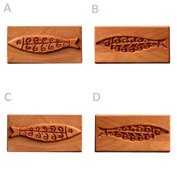 veg12 Fliesenstempel aus Hartholz