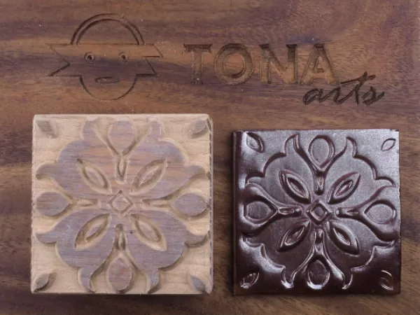 No.139 Fliesenstempel aus Hartholz