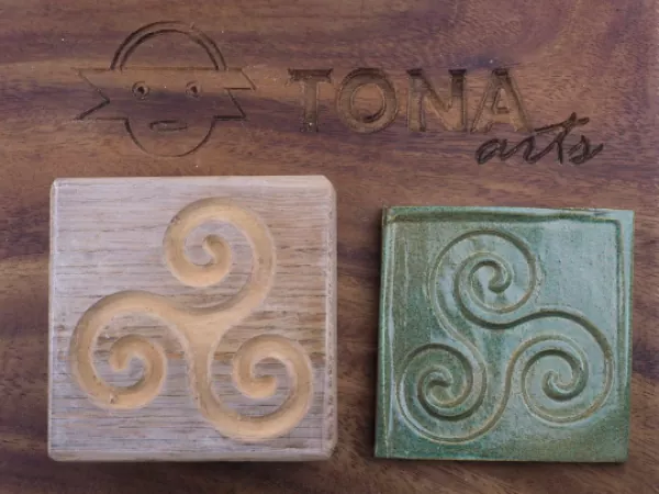 No.c3n Fliesenstempel aus Hartholz No.c3n Fliesenstempel aus Hartholz