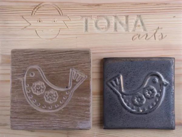 No.b3n Fliesenstempel aus Hartholz No.b3n Fliesenstempel aus Hartholz