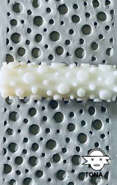 3D Plastikroller fü+r Strukturen