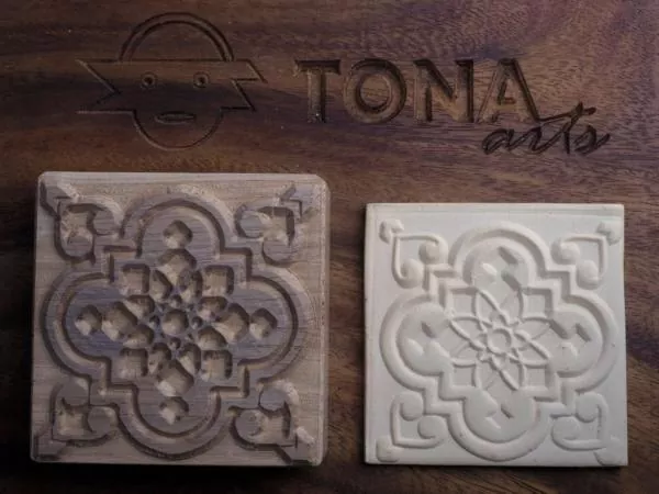 No.50 Fliesenstempel aus Hartholz No.50 Fliesenstempel aus Hartholz