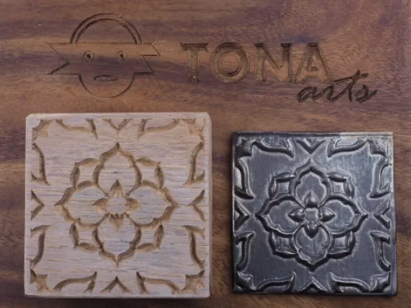 No.76n Fliesenstempel aus Hartholz No.76n Fliesenstempel aus Hartholz