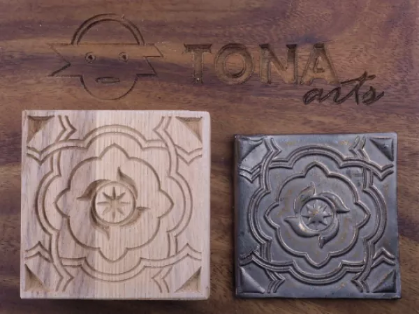 No.77n Fliesenstempel aus Hartholz No.77n Fliesenstempel aus Hartholz