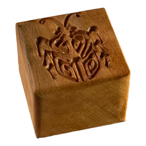 No.d7 Fliesenstempel aus Hartholz