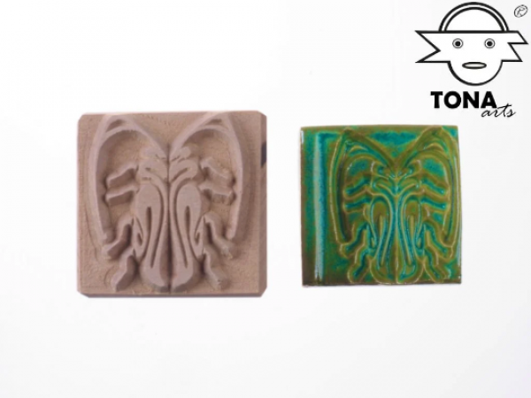 No.d7 Fliesenstempel aus Hartholz No.d7 Fliesenstempel aus Hartholz