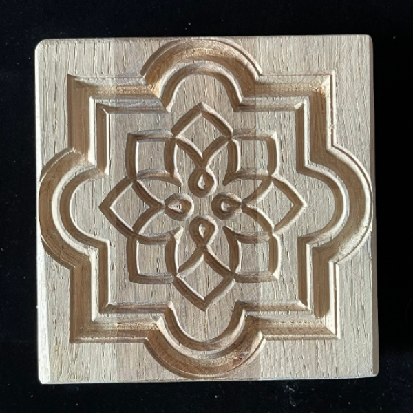 No.14 Fliesenstempel aus Hartholz