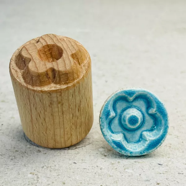 Rundstempel Blume 20n