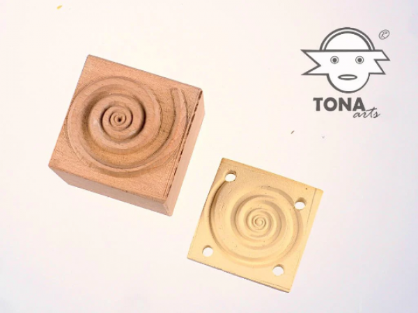 No.d7 wooden tile stamp No.d7 wooden tile stamp